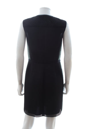M Missoni Textured Zip-Front Sleeveless Dress