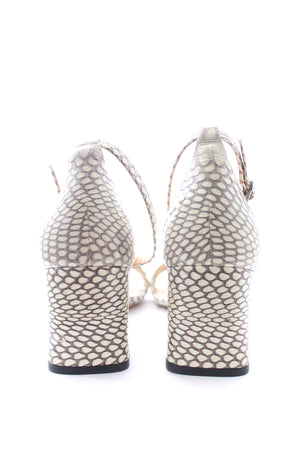 Alexandre Birman 'Malica' Snakeskin Knotted Sandals