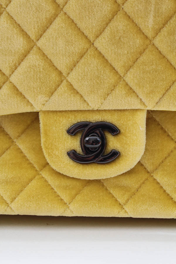 Chanel Timeless Velvet Flap Bag - Limited Edition Style - Closet