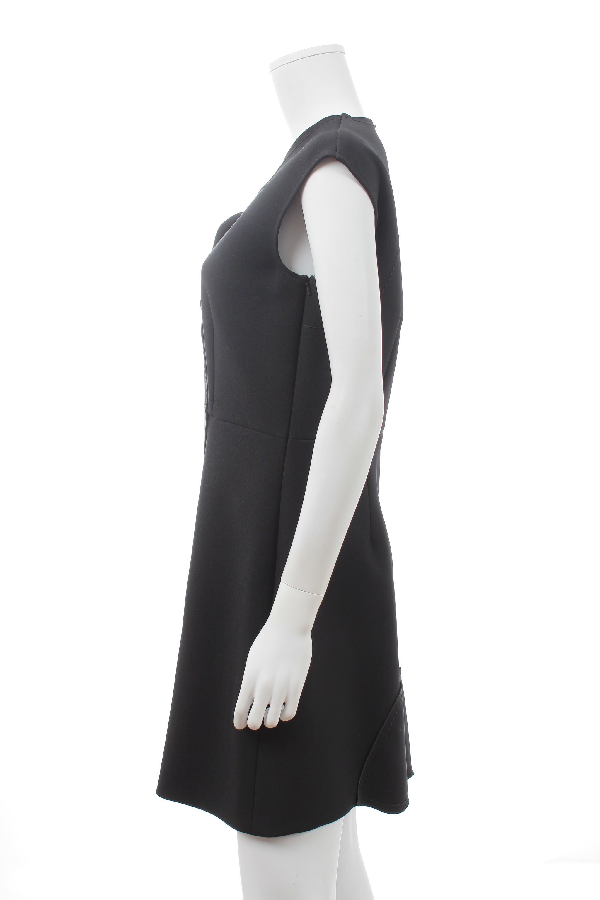 Sportmax Max Mara Wave-Panelled Jersey Mini Dress - Closet Upgrade Sportmax Max Mara Wave-Panelled Jersey Mini Dress - Closet Upgrade
