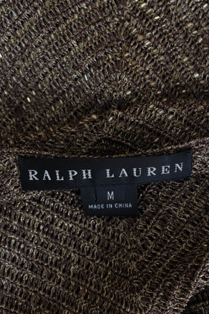 Ralph Lauren Black Label Bead-Embellished Knit Sweater