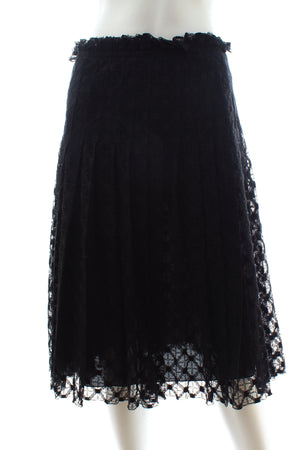 Philosophy di Lorenzo Serafini Pleated Lace Midi Skirt
