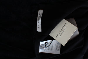 Philosophy di Lorenzo Serafini Pleated Lace Midi Skirt