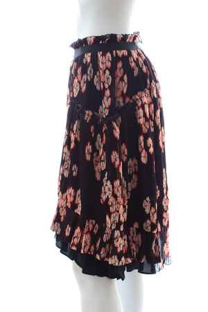 Isabel Marant Watford Floral Pleated Skirt - Runway Collection