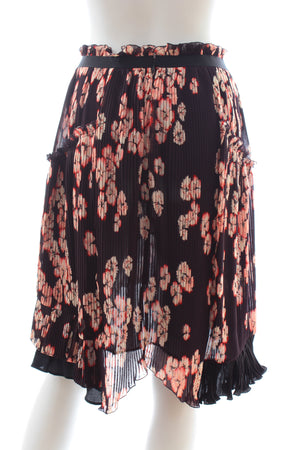 Isabel Marant Watford Floral Pleated Skirt - Runway Collection