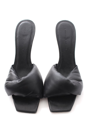 Studio Amelia Twist Front 75 Padded Leather Sandals