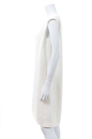 Victoria Beckham Chain-Embellished Sleeveless Crepe Dress