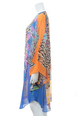 Etro Silk Printed Cover Up Dress