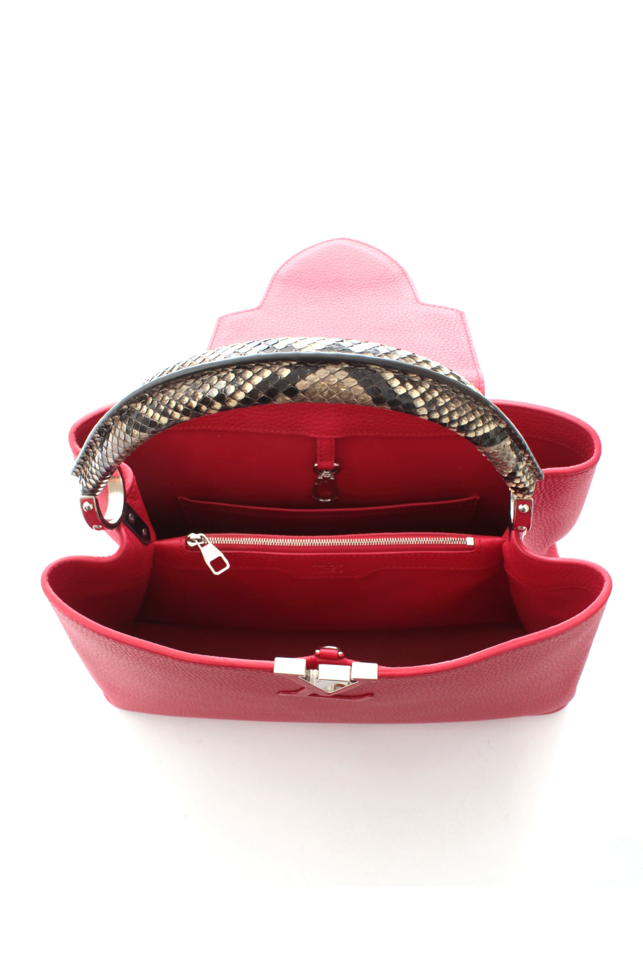 Capucines python handbag Louis Vuitton Multicolour in Python - 33049165