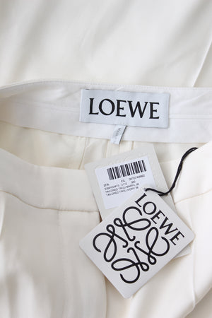Loewe High Waist Wide Leg Tailored Trousers