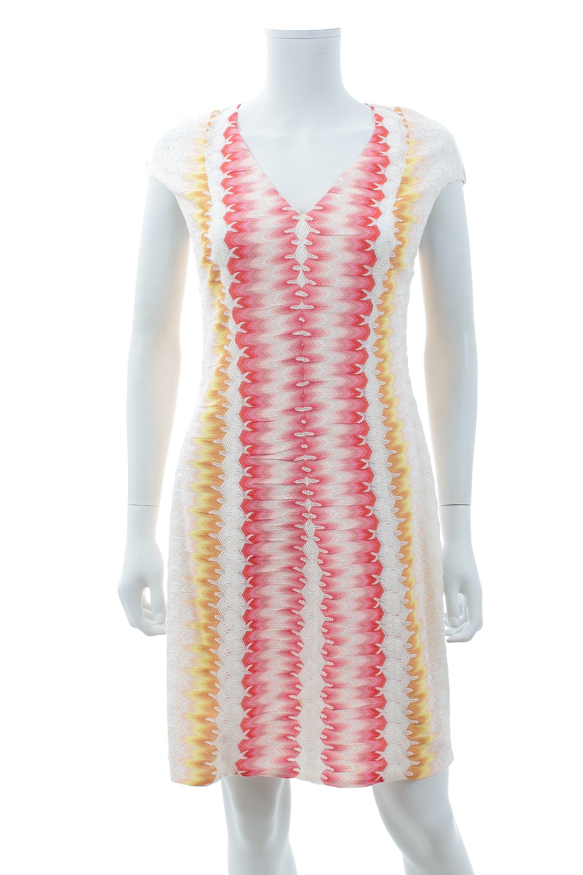 Missoni Zigzag Crochet Knit Dress