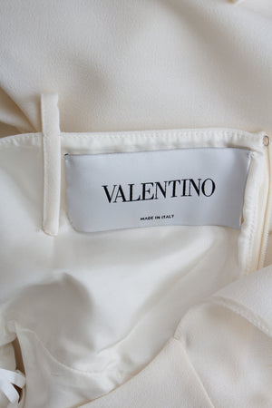 Valentino Wool Cape Mini Dress