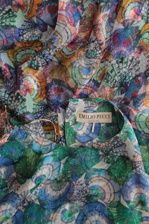 Emilio Pucci Printed Silk Chiffon Dress