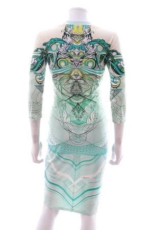 Roberto Cavalli Printed Stretch-Jersey Dress