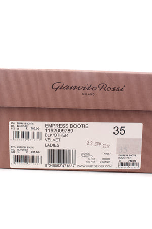 Gianvito Rossi Empress Velvet Ankle Boots