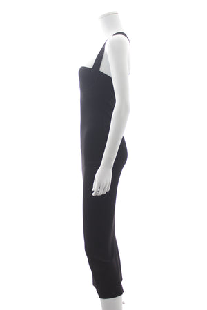 Galvan Diana Cutout Stretch-Knit Midi Dress