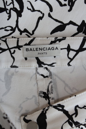 Balenciaga Printed Slim Jeans