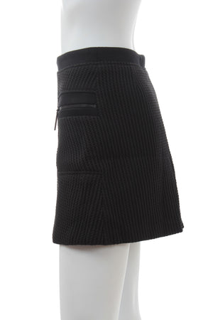 Kenzo Waffle-Knit Zip Mini Skirt