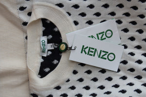 Kenzo Raindrop Intarsia Knit Sweater