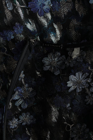 Elie Tahari 'Olive' 3D Floral Appliqué Dress