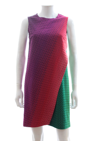 Missoni Sleeveless Rainbow Knit Dress
