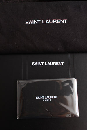 Saint Laurent Lou Mini Quilted Grain de Poudre Leather Bag