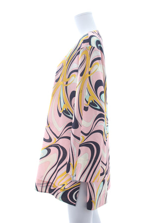 Emilio Pucci Ondi Printed Cotton Beach Dress