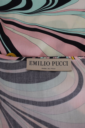 Emilio Pucci Ondi Printed Cotton Beach Dress