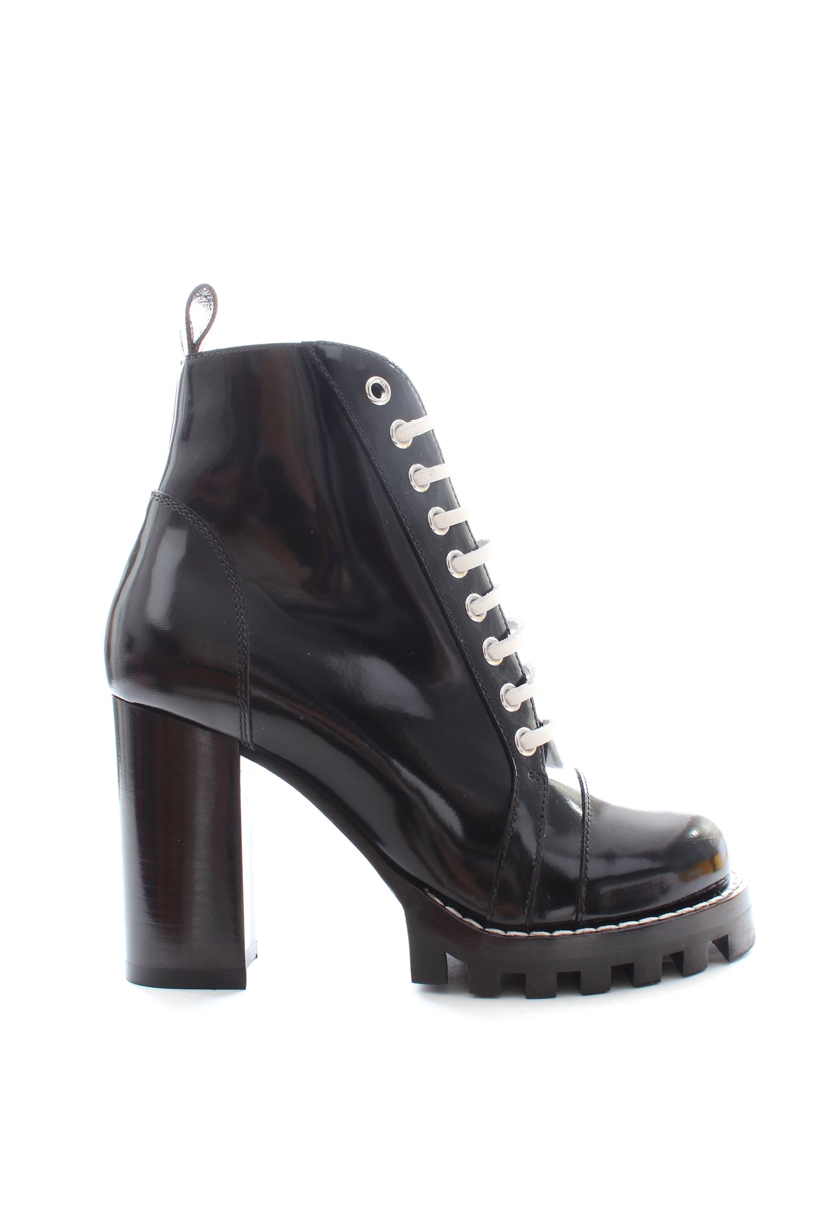 Louis Vuitton Patent Leather Star Trail Ankle Boots