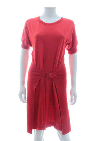 Yves Saint Laurent Belted Wool Dress