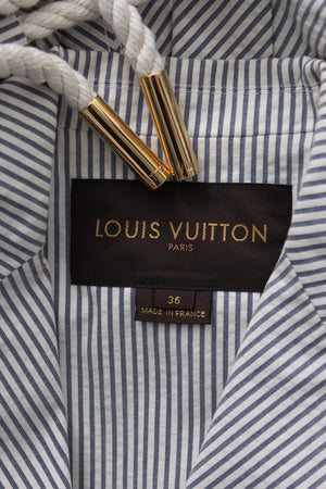 Louis Vuitton Striped Short Sleeves Cotton Jacket