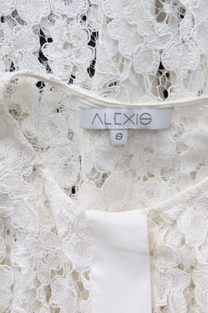 Alexis 'Sue' Silk Sleeve Lace Blouse