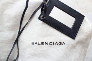 Balenciaga Giant Brogues Leather Clutch Bag