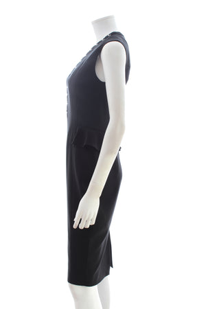 Altuzarra's 'Topi' Lace-Up Detail Peplum Dress