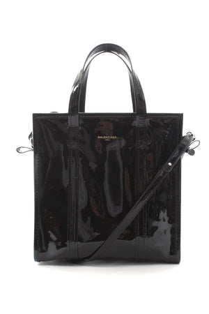 Balenciaga Bazar Patent Leather Cross-Body Tote Bag (2017)