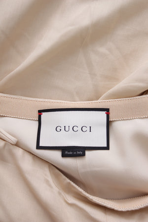 Gucci Ruffle Hem Silk Trousers