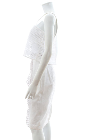 3.1 Phillip Lim Broderie Anglaise Cotton Top and Skirt