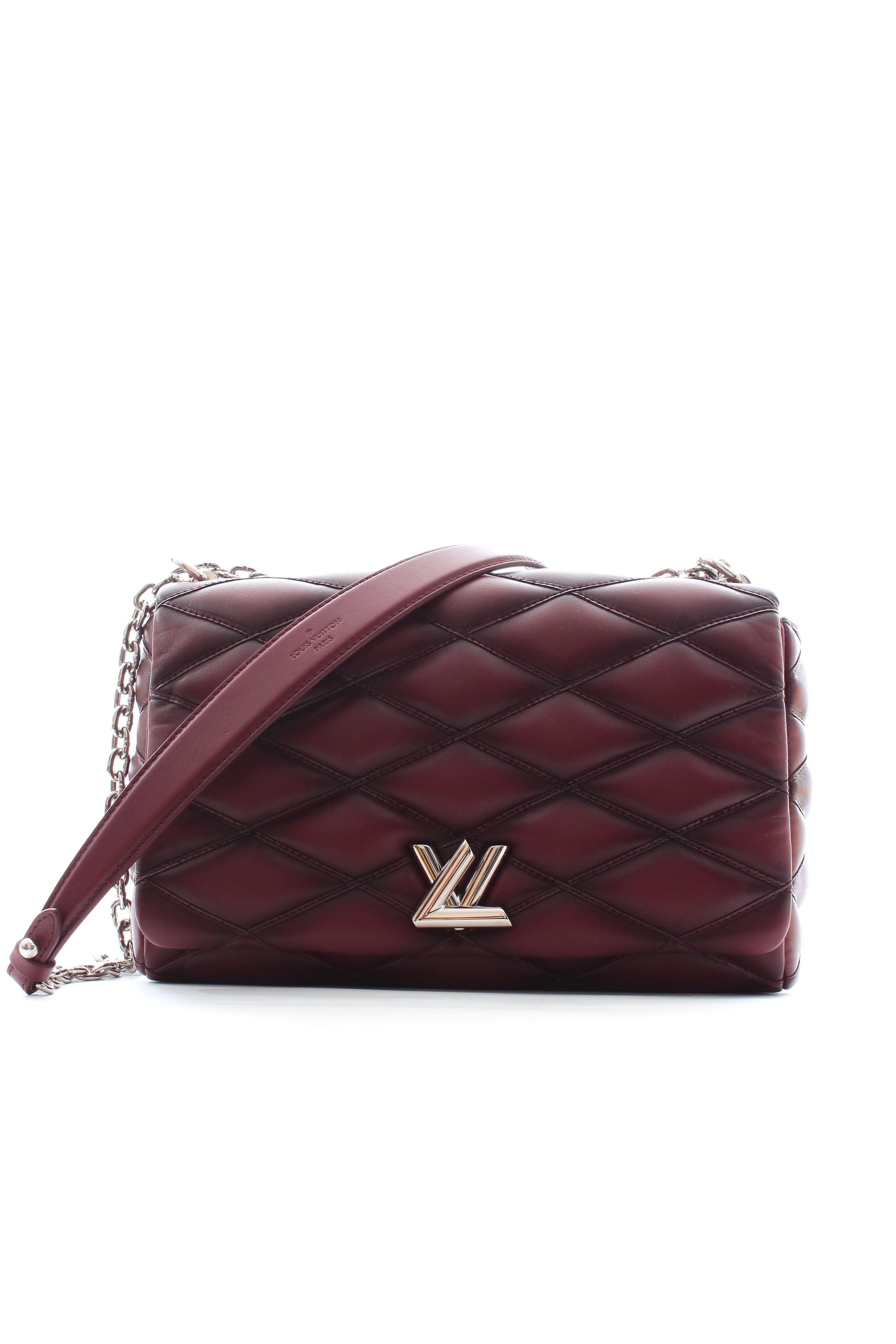 Louis Vuitton GO-14-MM Malletage Rouge Red Leather ref.515291 - Joli Closet