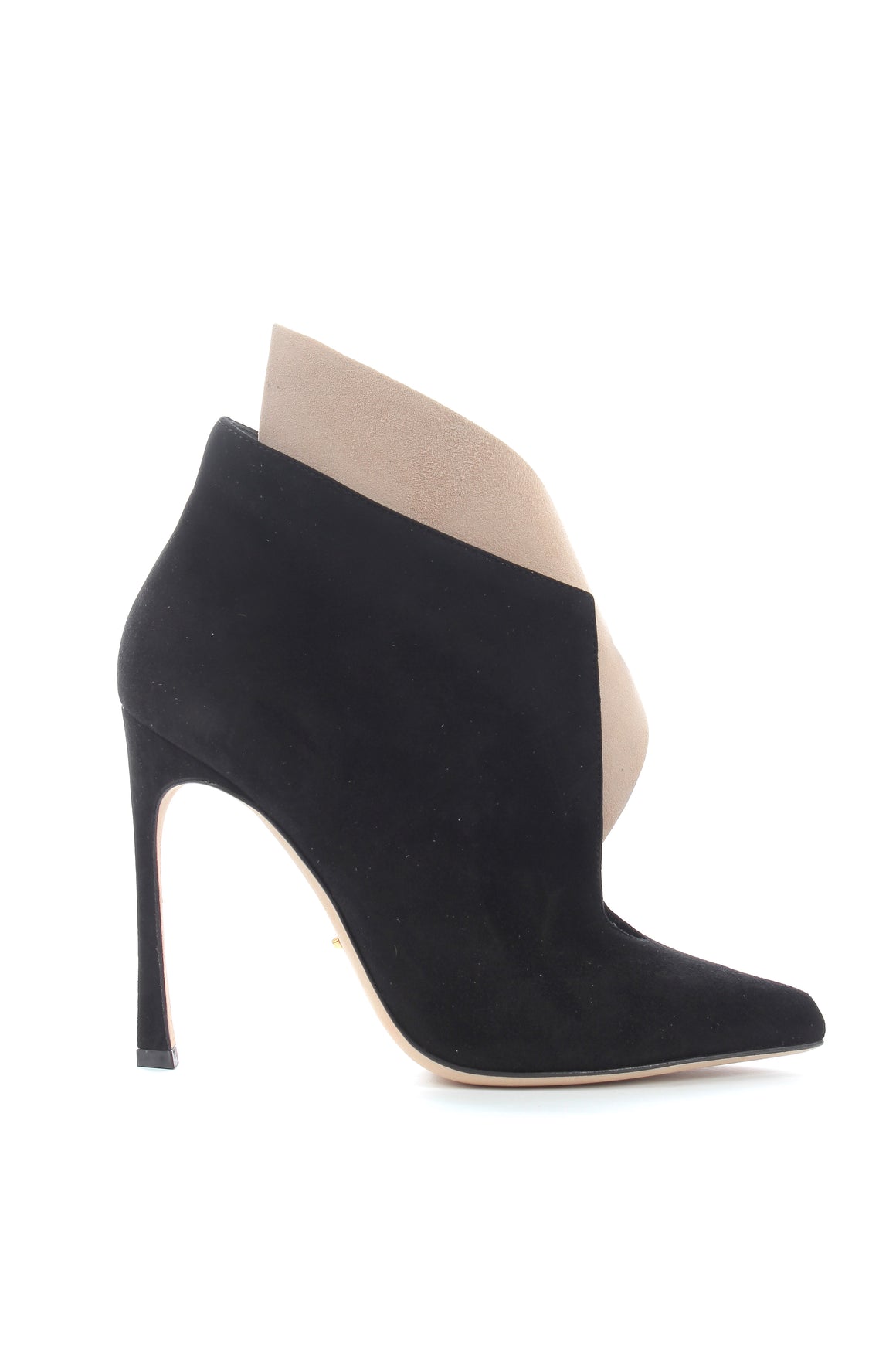 Sergio Rossi Two-Tone Suede Ankle Boots