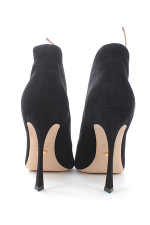 Sergio Rossi Two-Tone Suede Ankle Boots
