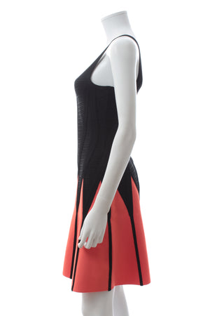 Herve Leger 'Mirte' Fit and Flare Dress