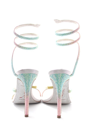 Rene Caovilla 'Cleo' Crystal-Embellished Leather Sandals - Special Edition
