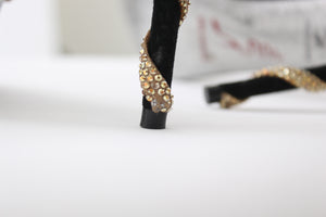 Rene Caovilla 'Margot' Crystal-Embellished Suede Sandals - Current Season