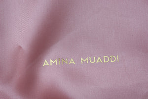 Amina Muaddi Lupita 95 Glass Wedge Mules - Current Season