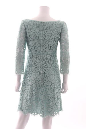 Dolce & Gabbana Cotton-Blend Lace Mini Dress