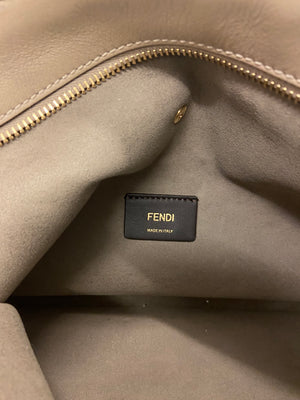 Fendi O'Clock Logo-Jacquard Chenille Tote Bag