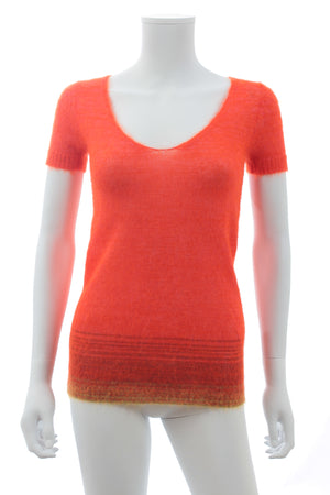 Missoni Brushed Short Sleeve Knitted Top
