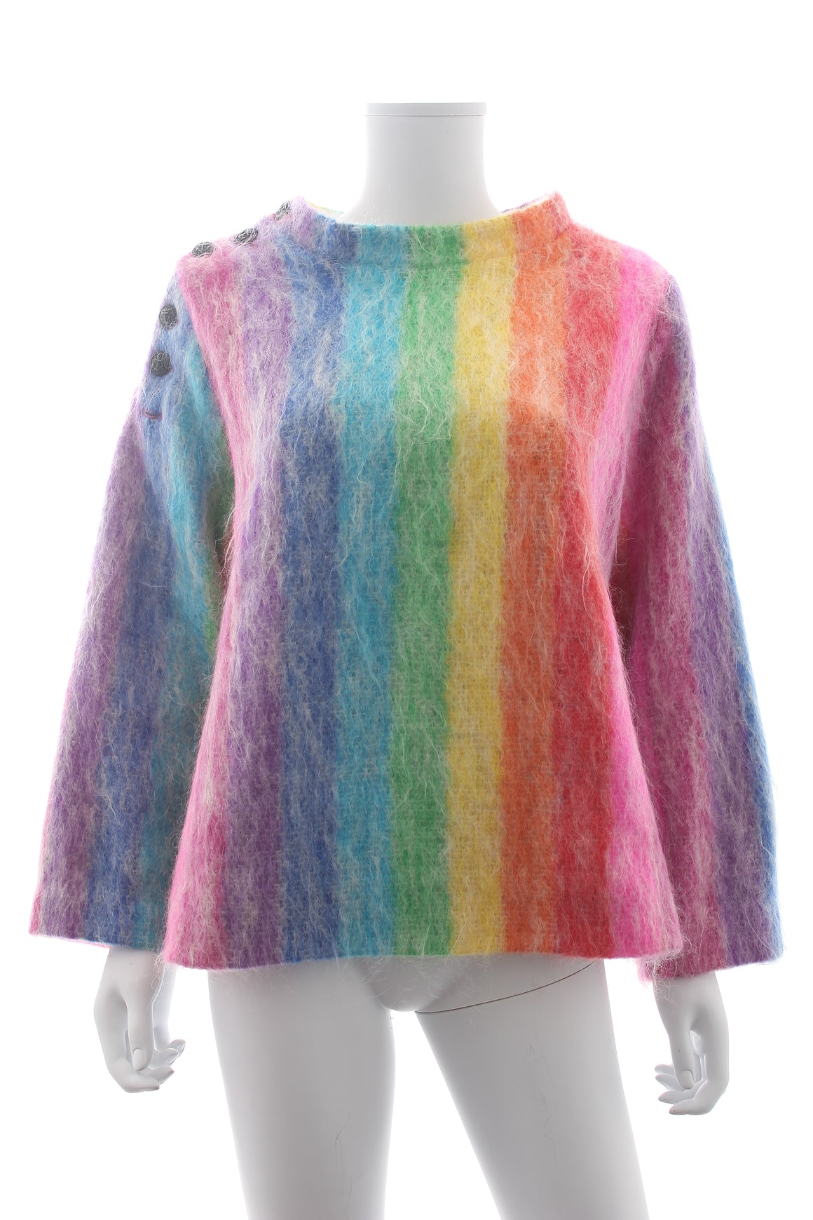 La Prestic Ouiston Rainbow Mohair-Blend Sweater