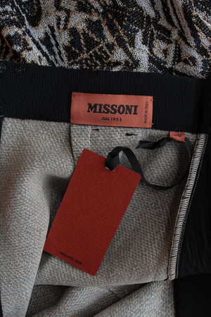 Missoni Metallic Printed Knit Mini Skirt