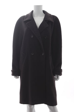Max Mara Wool and Cashmere-Blend Double Breasted Coat